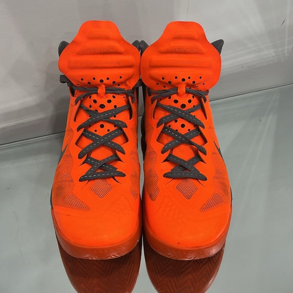 Nike Zoom Hyperenforcer PE Men’s Orange Grey Basketball Athletic 9.5 US - Picture 4 of 13